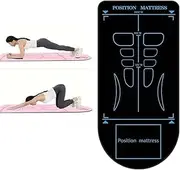 Exercise Equipment Mat for Ab Roller Wheel, Non-Slip Exercise Mat,Extra Long Super Thick Sound Insulation Protect The Joints for Men Women Floor Pad