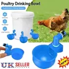 6x Automatic Chicken Water Cup Waterer Poultry Drinker Feeder Drinking Bowl KNV