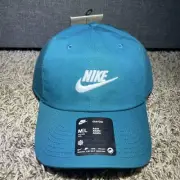 NIKE Golf UNSTRUCTURED FUTURA HAT Canvas Twill Teal Baseball Cap FB5368-365 M/L