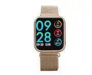 Smart Bracelet Heart Rate Blood Pressure Waterproof Smart Watch-GOLD