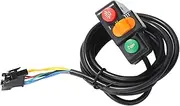 FCFZBTBNM Motorcycle Electric Bike/Scooter Light Turn Signal Horn Switch ON/Off Button with Red Green Buttons E-Bike Accessories Scooter Parts and Accessories