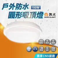 在飛比找momo購物網優惠-【DanceLight 舞光】16W 戶外防水吸頂燈(抗UV