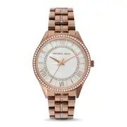 Michael Kors Women's Lauryn Three-Hand Rose Gold-Tone Stainless Steel Watch MK3716