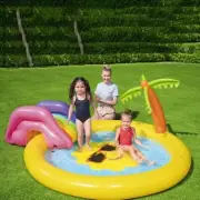 Inflatable Summer Childrens Pool Water Kids Playing Swimming Pool With Slide