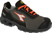 Diadora Utility Shark SI Low Leather S3S, safety shoes unisex , color: Dark Grey/Black/Neon-Red , size: 42 EU