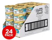 24 x Fancy Feast Wet Cat Food Grilled Ocean Whitefish & Tuna In Gravy 85g