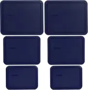Pyrex Container Replacement Lids Set - 7212-PC 7211-PC 7210-PC - FREE SHIPPING