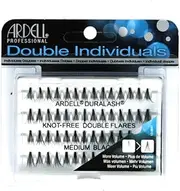 Ardell Double Knot-Free Medium Individuals Lashes, Black, Medium (61485)