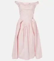 [Vivienne Westwood] Vivienne Westwood Sunday draped satin corset dress AU 14 pink