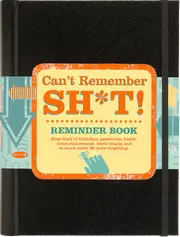 Peter Pauper Press Reminder Book Can't Remember Sht 319449