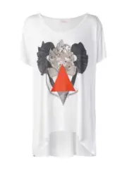 NWT SASS & BIDE Not Forgotten Tee Ivory bamboo silk blend Size XS Size 8