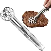 Kitchen Tongs, Tongs for Serving Food, Stainless Steel Salad Tongs, Kitchen Utensils, High Performance Locking Clamp for Grilling, Roasting, Plating