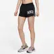 Nike As W Nk Df Swsh Run Short [DQ6361-010] 女 短褲 運動 快速排汗 黑