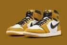 Nike Air Jordan 1 Retro High OG ‘Yellow Ochre’ Mens Size US 9.5 Sneakers Shoes✅