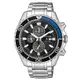 CITIZEN 星辰錶 CA0719-53E PROMASTER 三眼限量光動能冒險計時極致潛水腕錶/藍x黑 45mm