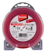 Makita E-01828 Red Cloverleaf Wire Brush Cutter String Trimmer 2.7mm15m