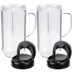 22oz Magic Bullet Blender Cups Replacement Parts -Food Grade Material -with F...
