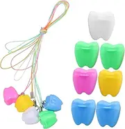 IWOWHERO 12Pcs Box Newborn Tooth Box Storage Case Teeth Container for Boys Memorial Keepsake Box for Cherishing Childhood Memories