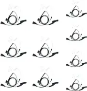 10 Pack APX 6000 Earpiece Headset MIC PTT for Motorola Xpr7550e Xpr7550 Xpr6550