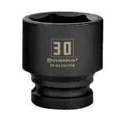 Powerbuilt 1/2 Inch Drive x 30 MM 6 Point Impact Socket - 647446