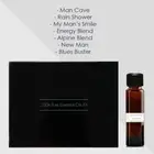 Best Essential Oils For Men. Manly Perfume Scented Oils. Natural Male Cologne