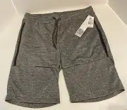 Southpole Men’s Tech Fleece Shorts Sportswear Size XL Marled Black NWT