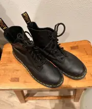 Dr. DOC MARTENS Pascal BLACK Air Wair Leather 1460 Boots UK 6 EU 39 US 8 NWB NEW