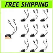 Adjustable USB & Battery Powered Music Stand Light - 10 Pack Eye-Care Design