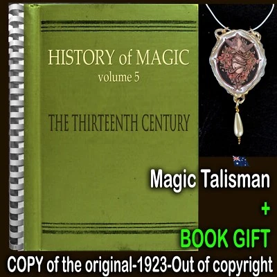 Antique Book History Occult Magic Esoteric Witchcraft Manuscript Thirteenth Age