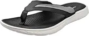 [Harssidanzar] Men Sport Flip Flops Breathable Comfort Thong Sandals with Arch Support Outdoor Summer Beach KM239US