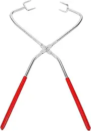 Tofficu Pottery Clay Glazing Plier Stainless Steel Dipping Tong Ceramic Tool DIY Craft Pottery Glazing Tool