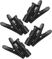 SEWACC 4pcs Earphone Wire Clips Secure Cable Holders for Headphones for Sports Gym Workouts Keeps Shirt Cables Organized Tangle Durable Fixing Clamps for Active Lifestyles