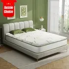 5-Zone Memory Foam Mattress Topper Cooling Gel Infused Bamboo Cover Double 4CM