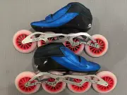 Bont Luna 2PT Inline Speed Skates Size 6.5 Blue 110mm Wheels ABEC7 2PF 6061 13.2