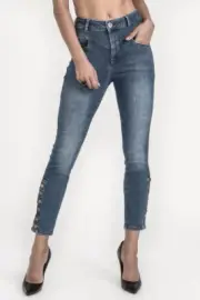 NEW OneTeaspoon ONE TEASPOON Womens Cali Blue Preachers High Waist Skinny Jeans