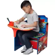 Sturdy Kids Homework Chair Eat Play Study Table Activity Desk Storage Bin Box