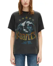 The Kooples Rhinestone Graphic Tee