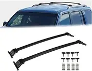 STIDPFZX Car Roof Rack Cross Bars Compatible for Pilot 2009-2015 Aluminium Alloy SUV Luggage Carrier Kayaks Bike Canoes Rooftop Holder