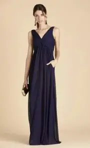 Birdy Grey Lianna Dress Large NEW NWT Bridesmaid Wedding Navy