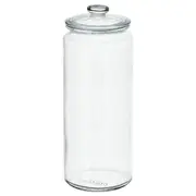 VARDAGEN jar with lid, clear glass, 1.8 l