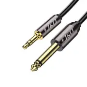 6.35mm (1/4 inch) TS to 3.5mm (1/8 inch) TRS Cable, Gold-Plated 1/4 inch Male...