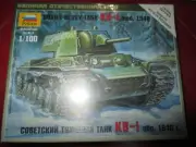 NIP ZVEZDA 1:100 Scale SOVIET Russian HEAVY TANK KV-1 - 2011