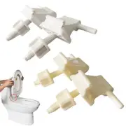 Toilet S-Eat Hinge Replacement Kit White Plastic Strong And Long-lasting