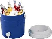 Insulated Beverage Cooler | 3.8L Camping Coolers Long-Lasting Insulation - Drink Dispensers Portable Sturdy Beverage Serveware for Outdoor Events & Gatherings