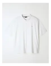 [Tommy Hilfiger] Big and Tall Liquid Cotton Essential Polo in White