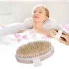 Dry Skin Bristle Brush - Professional Natural Body Spa Bristle Scrub X2L2