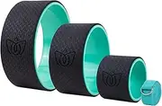 Florensi Yoga Wheel (3-Pack), Back Roller for Muscle Relaxation, Stretching Back Wheel for Pain Relief, Back Pain, Massages, Cracking and Popping, Multifunctional Yoga Wheel Back Wheel