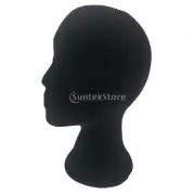 Foam Hair Mannequin Sunglasses Headphone Display Holder Stand Manikin Black
