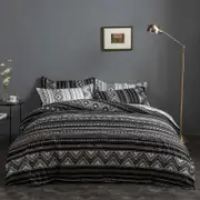 Fabric Fantastic Hugo Reversible Queen Size Quilt/doona/duvet Cover Set