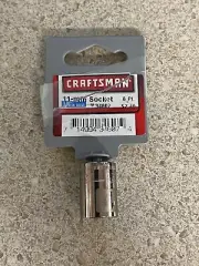 CRAFTSMAN 1/4" DRIVE 11mm 6 PT SOCKET 34607 New
